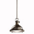 Kichler Hatteras Bay 1 Light Pendant Model: 2665OZ