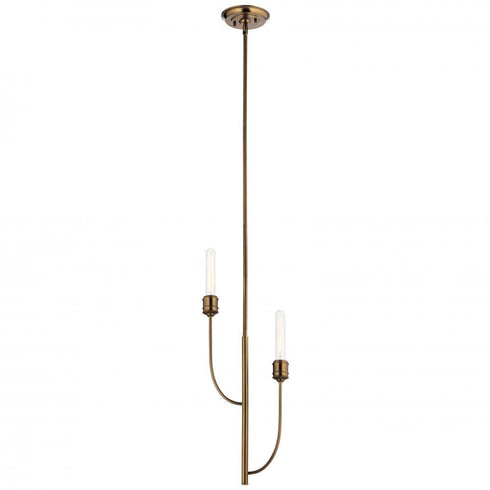 Kichler Hatton 2 Light Pendant Model: 52258BK