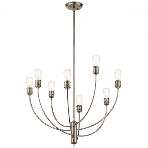 Kichler Hatton 8 Light Chandelier Model: 52255BK