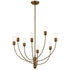 Kichler Hatton 8 Light Chandelier Model: 52255BK