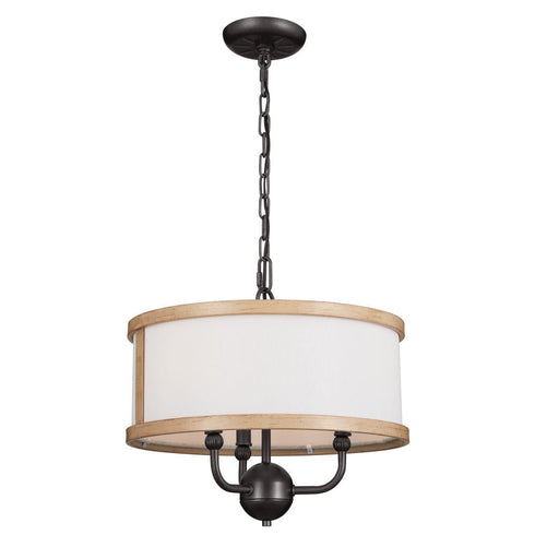 Kichler Heddle 15 Inch 3 Light Convertible Chandelier Model: 52465AVI