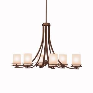 Kichler Hendrik 6 Light Oval Chandelier Model: 1673NI