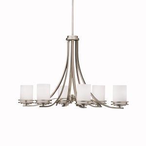 Kichler Hendrik 6 Light Oval Chandelier Model: 1673NI