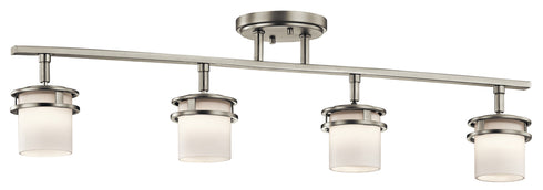 Kichler Hendrik Rail 4 Light in Brushed Nickel Finish Model: 7772NI