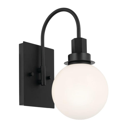 Kichler Hex Wall Sconce 1 Light in Black Finish Model: 55149BK