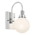 Kichler Hex Wall Sconce 1 Light in Black Finish Model: 55149BK