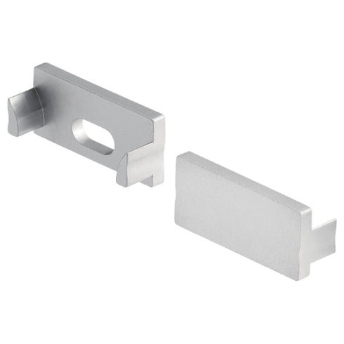 Kichler Ils Te Series Tape Extr. End Cap 1pr. Model: 1TEE1FLRCSSIL