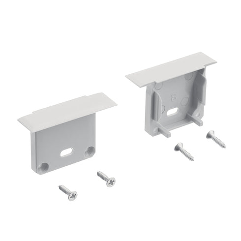 Kichler Ils Te Series Tape Extrusion End Cap 5 Pair Model: 1TEE2DWRCSSIL