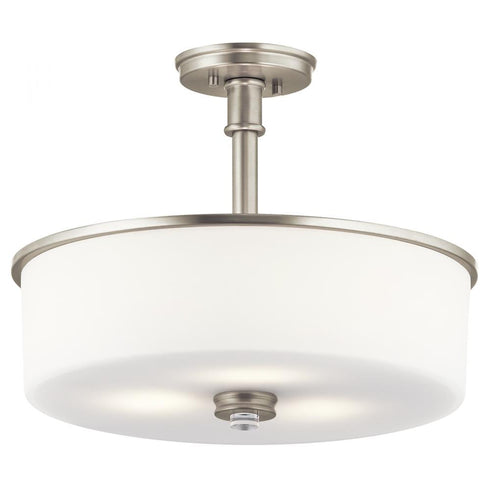 Kichler Joelson 3 Light Pendant Semi Flush Model: 43925NIL18