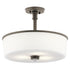 Kichler Joelson 3 Light Pendant Semi Flush Model: 43925NIL18