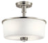 Kichler Joelson 3 Light Semi Flush Model: 43926NI