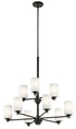Kichler Joelson 9 Light Chandelier Model: 43924NI