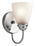 Kichler Jolie 1 Light Wall Sconce Model: 45637CH