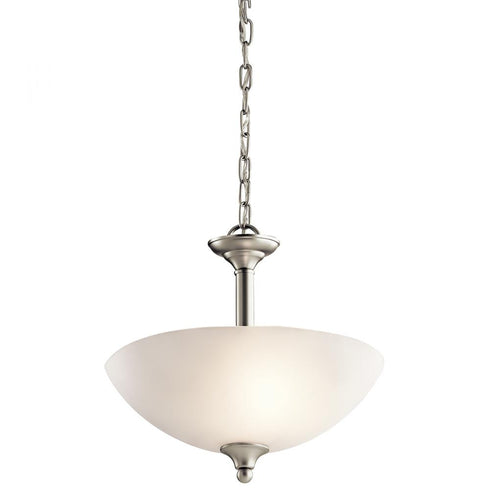 Kichler Jolie 2 Light Pendant Semi Flush Model: 43641NIL18
