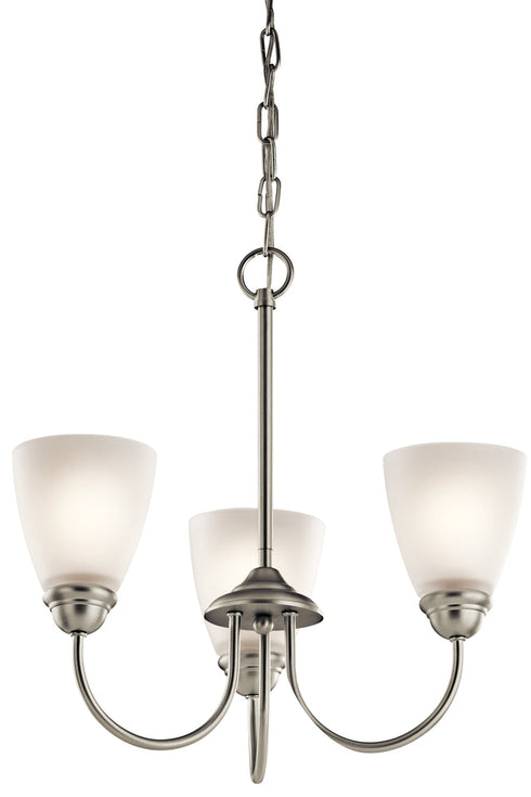 Kichler Jolie 3 Light Mini Chandelier Model: 43637NI