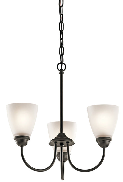 Kichler Jolie 3 Light Mini Chandelier Model: 43637NI