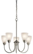 Kichler Jolie 5 Light Chandelier Model: 43638NI