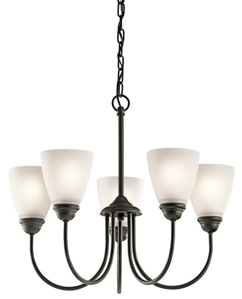 Kichler Jolie 5 Light Chandelier Model: 43638NI
