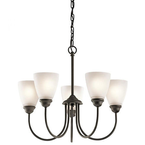 Kichler Jolie 5 Light Chandelier Model: 43638NIL18