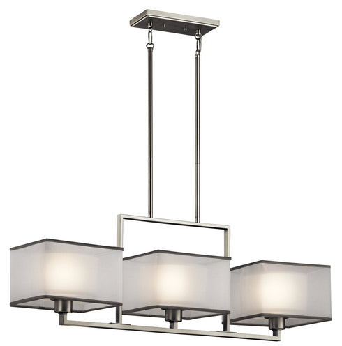 Kichler Kailey 3 Light Linear Chandelier Model: 43437NI