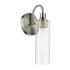 Kichler Kavi 13 Inch 1 Light Wall Sconce with Clear Glass in Black Model: 55209BK