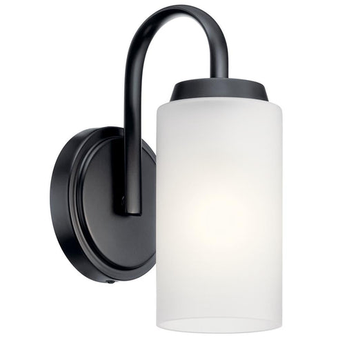 Kichler Kennewick™ 1 Light Wall Sconce With Model: 55085BK