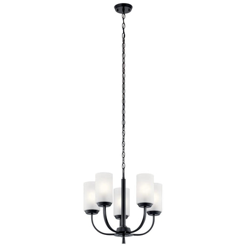 Kichler Kennewick™ 5 Light Chandelier With Model: 52386BK