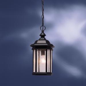 Kichler Kirkwood 1 Light Outdoor Pendant Model: 9810BK
