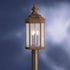 Kichler Kirkwood 3 Light Outdoor Post Mt Model: 9918BK