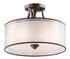 Kichler Lacey 3 Light Semi Flush Model: 42386MIZ