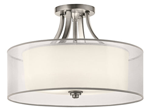 Kichler Lacey 4 Light Semi Flush Model: 42387AP