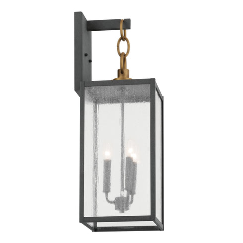 Kichler Lahden Outdoor Wall 3 Light in Weathered Zinc Finish Model: 59009WZC