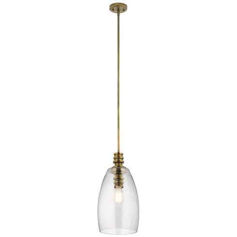 Kichler Lakum 1 Light Pendant Model: 43090CLP