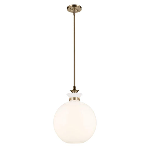 Kichler Laria Pendant Large 1 Light in Black Finish Model: 52779BK