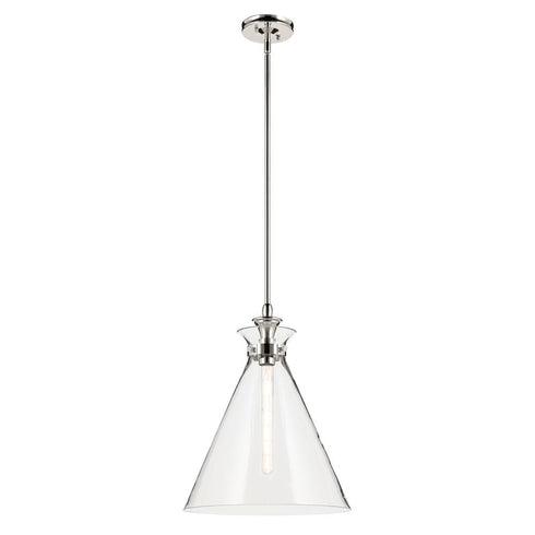 Kichler Laria Pendant Medium 1 Light in Black Finish Model: 52775BK