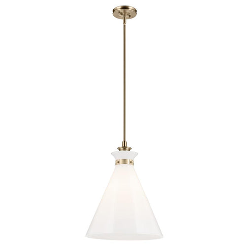 Kichler Laria Pendant Medium 1 Light in Black Finish Model: 52775BK