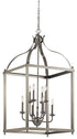Kichler Larkin 8 Light Foyer Chandelier Model: 42591BK