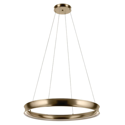 Kichler Larousse Chandelier Large in Black Finish Model: 52747BKLED