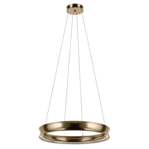 Kichler Larousse Chandelier Medium in Black Finish Model: 52746BKLED