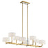 Kichler Laurent 8 Light Linear Chandelier Model: 52054CG