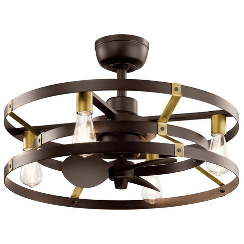 Kichler LED 13 Inch Cavelli Fan Model: 300040SBK