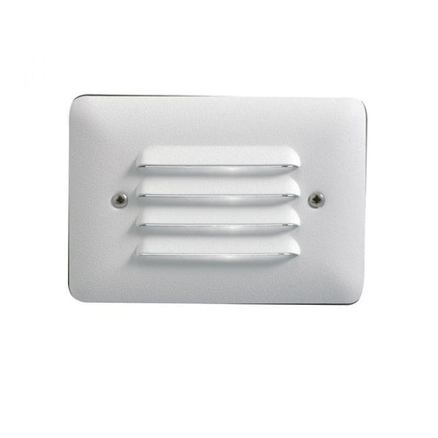 Kichler LED 2700k Louvered Mini Step Light In Model: 15782WHT27R