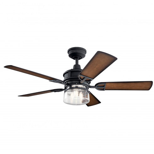 Kichler LED 52 Inch Lyndon Patio Fan Model: 310239DBK
