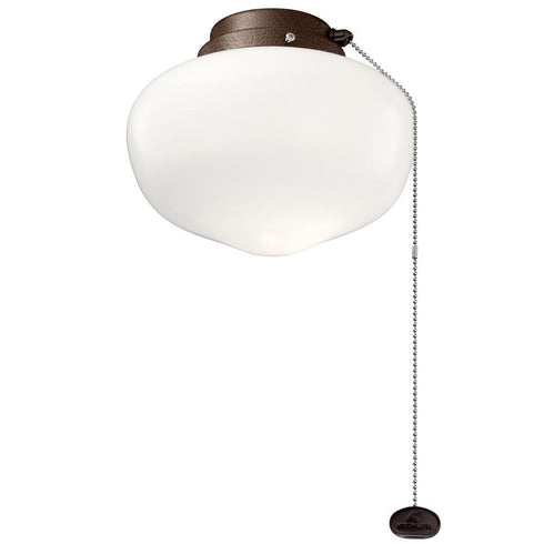 Kichler LED 8 Inch Schoolhouse Light Kit Weathered Model: 380913WSP