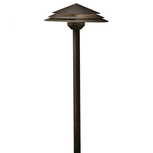 Kichler LED Round Tiered Path 2700k Model: 16124BKT27
