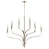 Kichler Livadia Chandelier 6 Light in Black Finish Model: 52673BK