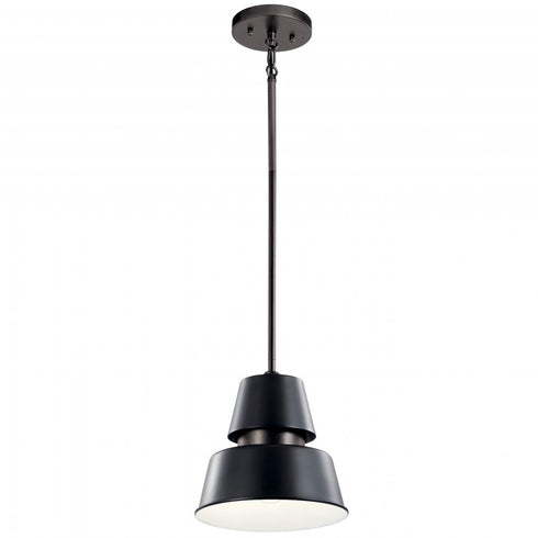 Kichler Lozano 1 Light Outdoor Pendant Model: 59003BK