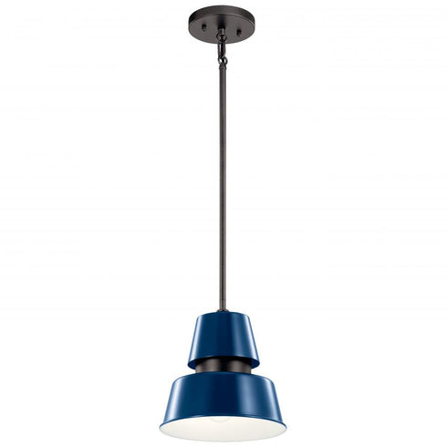 Kichler Lozano 1 Light Outdoor Pendant Model: 59003BK