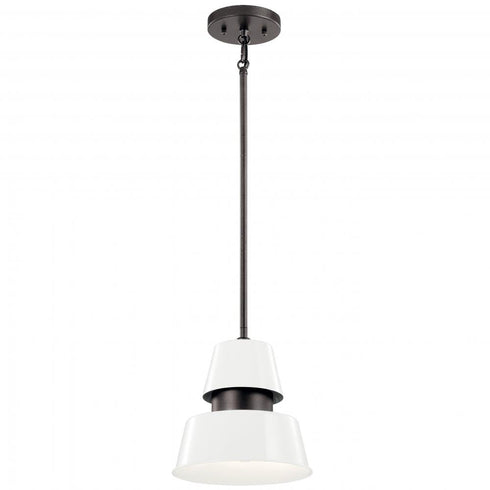 Kichler Lozano 1 Light Outdoor Pendant Model: 59003BK