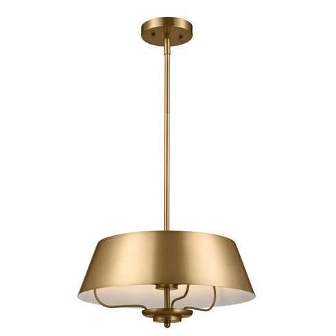 Kichler Luella 3 Light Pendan Semi Flush Model: 52542BK